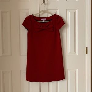 Burgundy Shift Dress